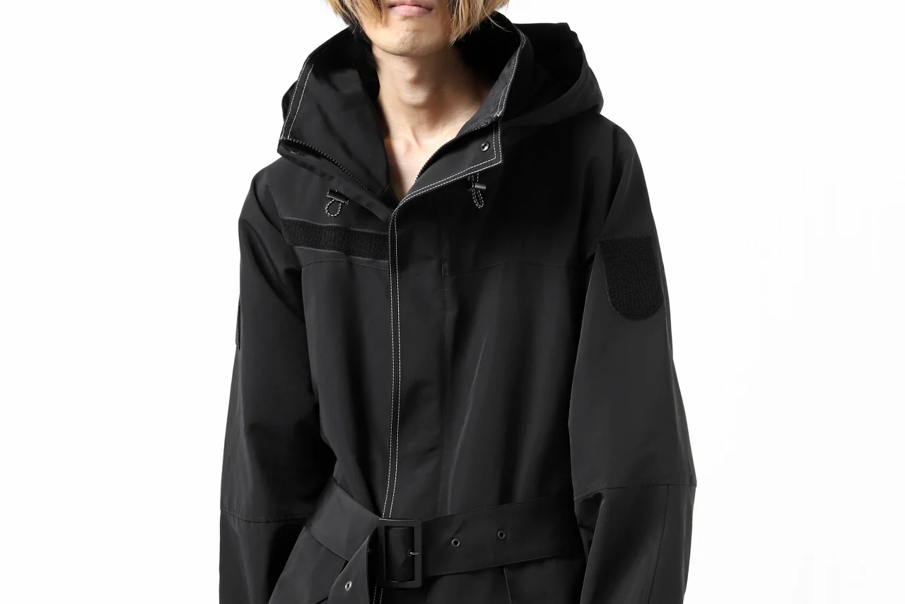 Y's.... ANORAK COAT / GROSGRAIN (BLACK) - Image 61
