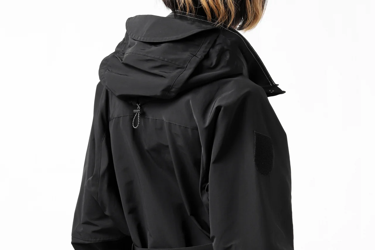 Y's.... ANORAK COAT / GROSGRAIN (BLACK) - Image 62