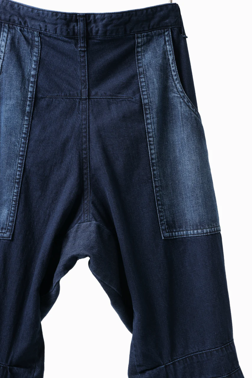 Y's BACK TWO TUCK PANTS / 8oz SPOTTED HORSE CRAFT DENIM (INDIGO) - Image 13