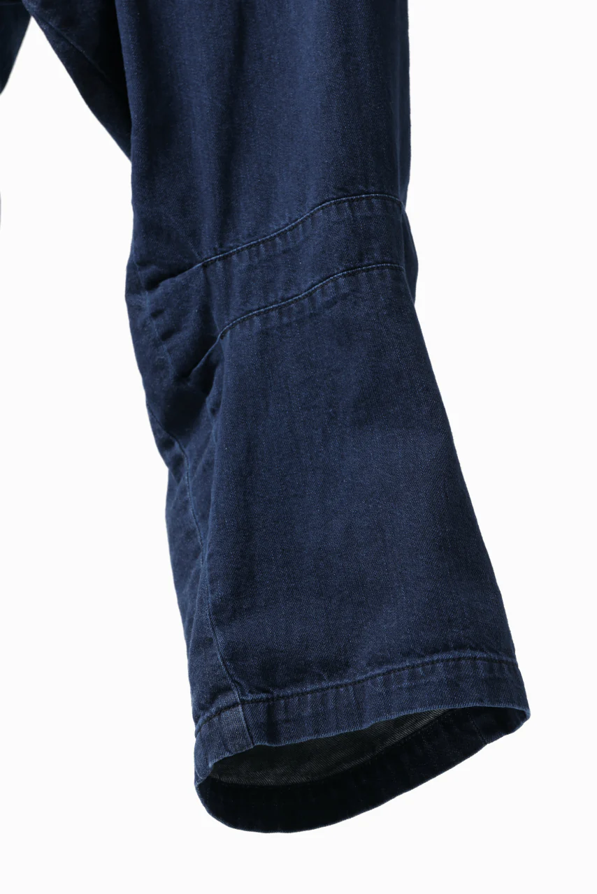 Y's BACK TWO TUCK PANTS / 8oz SPOTTED HORSE CRAFT DENIM (INDIGO) - Image 15