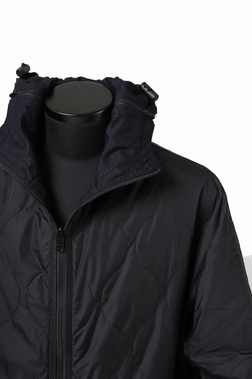 Y's BANG ON! No.117 REVERSIBLE COTTON DENIM & NYLON TWILL HOODED BLOUSON (NAVY) - Image 38