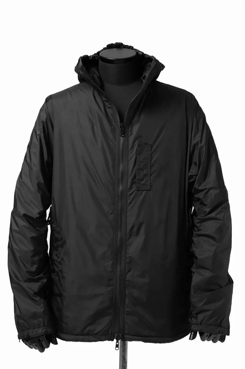 Y's BANG ON! No.117 REVERSIBLE NYLON TWILL HOODED BLOUSON (BLACK) - Image 18