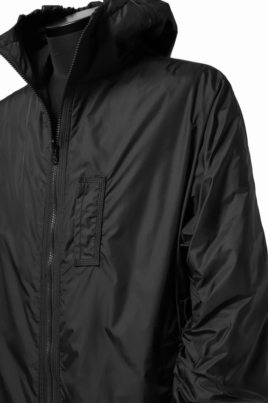 Y's BANG ON! No.117 REVERSIBLE NYLON TWILL HOODED BLOUSON (BLACK) - Image 19