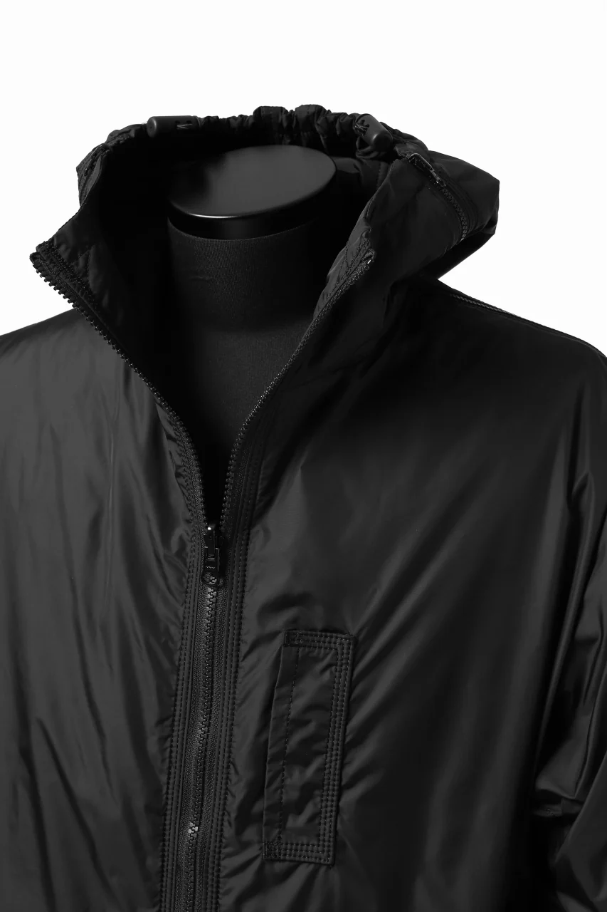 Y's BANG ON! No.117 REVERSIBLE NYLON TWILL HOODED BLOUSON (BLACK) - Image 20