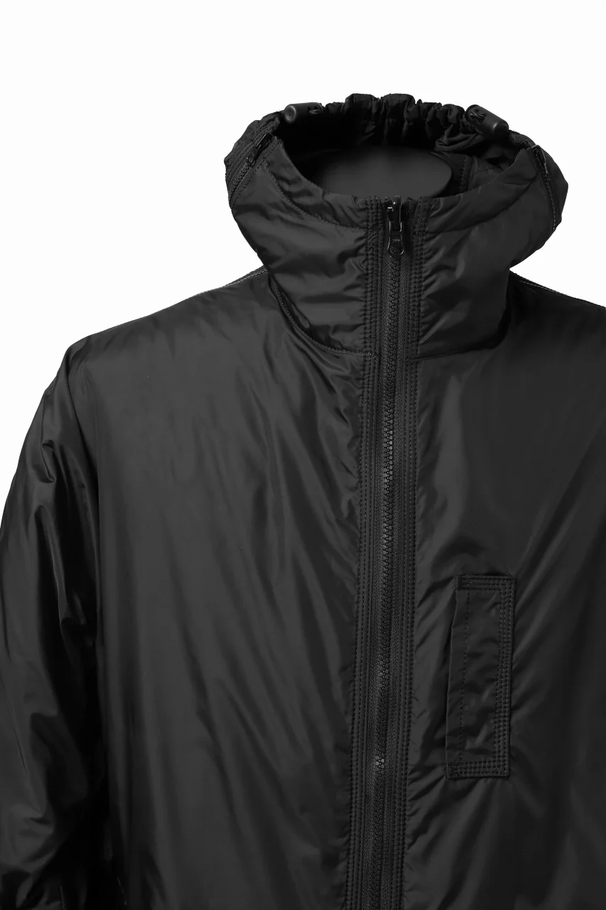 Y's BANG ON! No.117 REVERSIBLE NYLON TWILL HOODED BLOUSON (BLACK) - Image 22