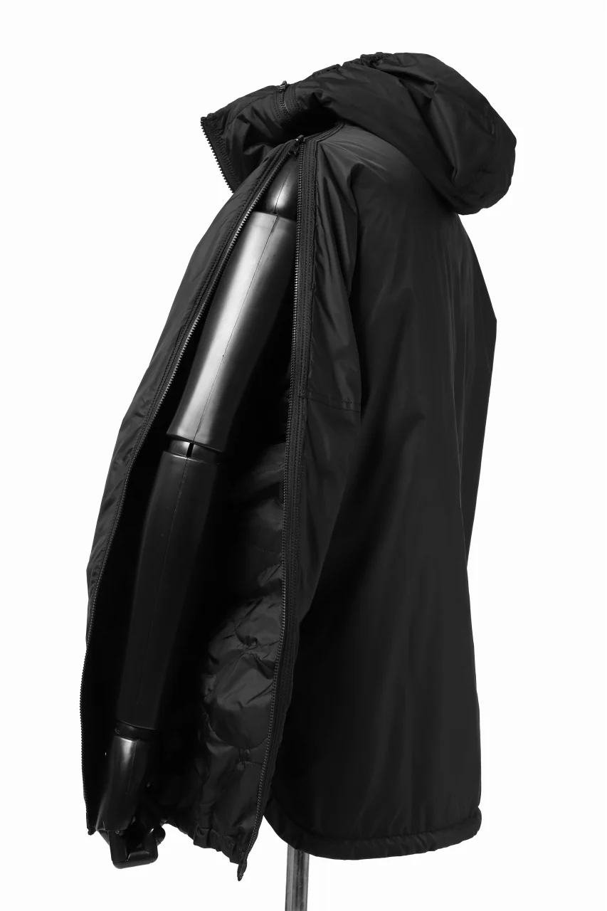 Y's BANG ON! No.117 REVERSIBLE NYLON TWILL HOODED BLOUSON (BLACK) - Image 27