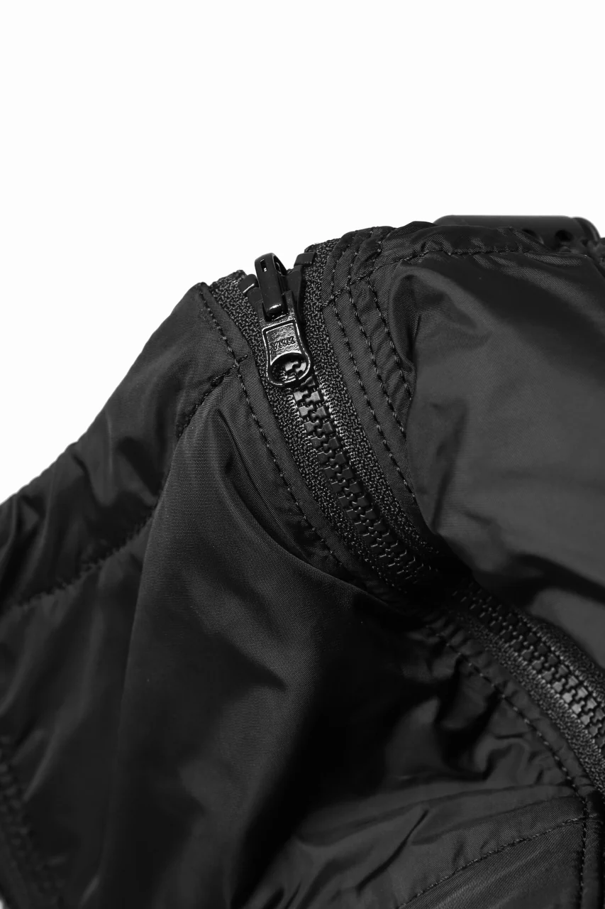 Y's BANG ON! No.117 REVERSIBLE NYLON TWILL HOODED BLOUSON (BLACK) - Image 29