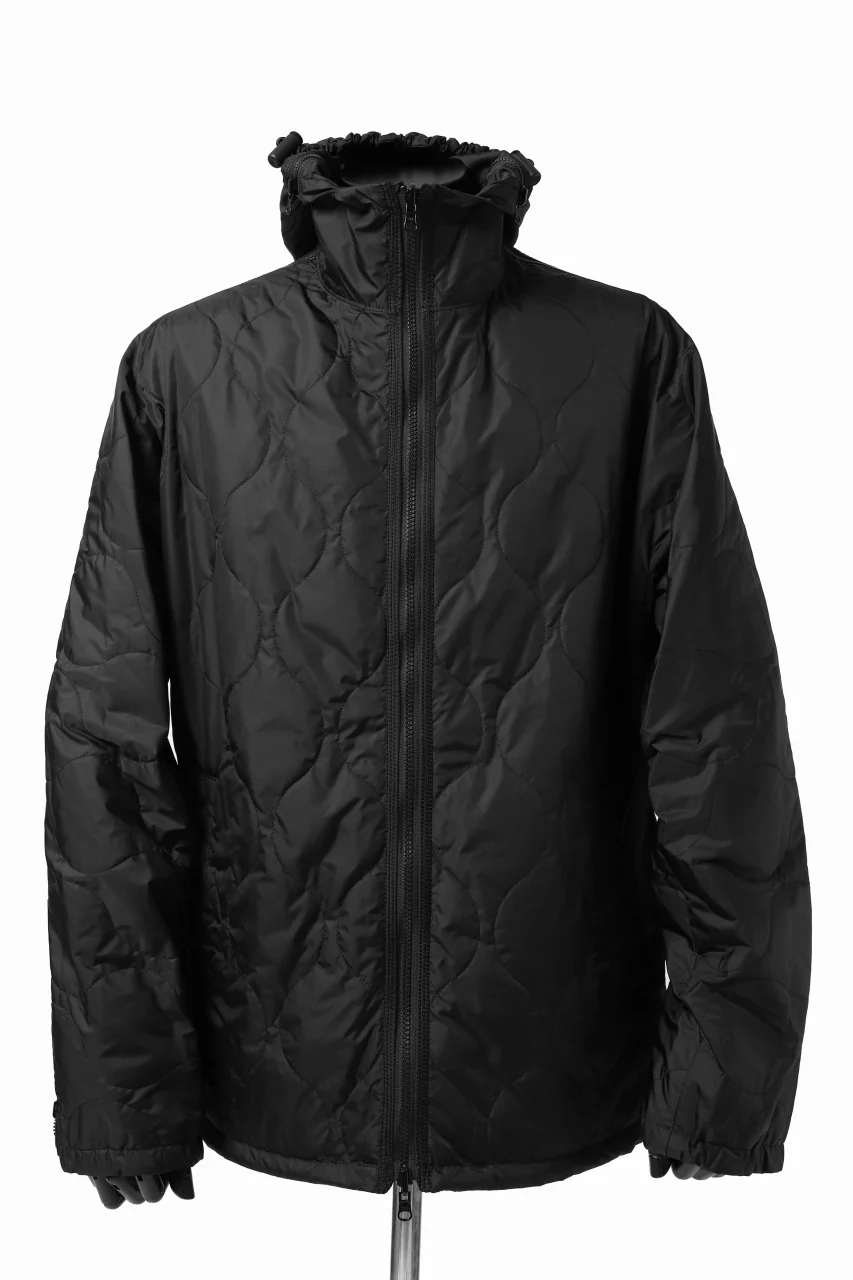 Y's BANG ON! No.117 REVERSIBLE NYLON TWILL HOODED BLOUSON (BLACK) - Image 32