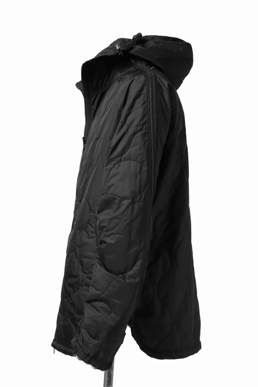 Y's BANG ON! No.117 REVERSIBLE NYLON TWILL HOODED BLOUSON (BLACK) - Image 34
