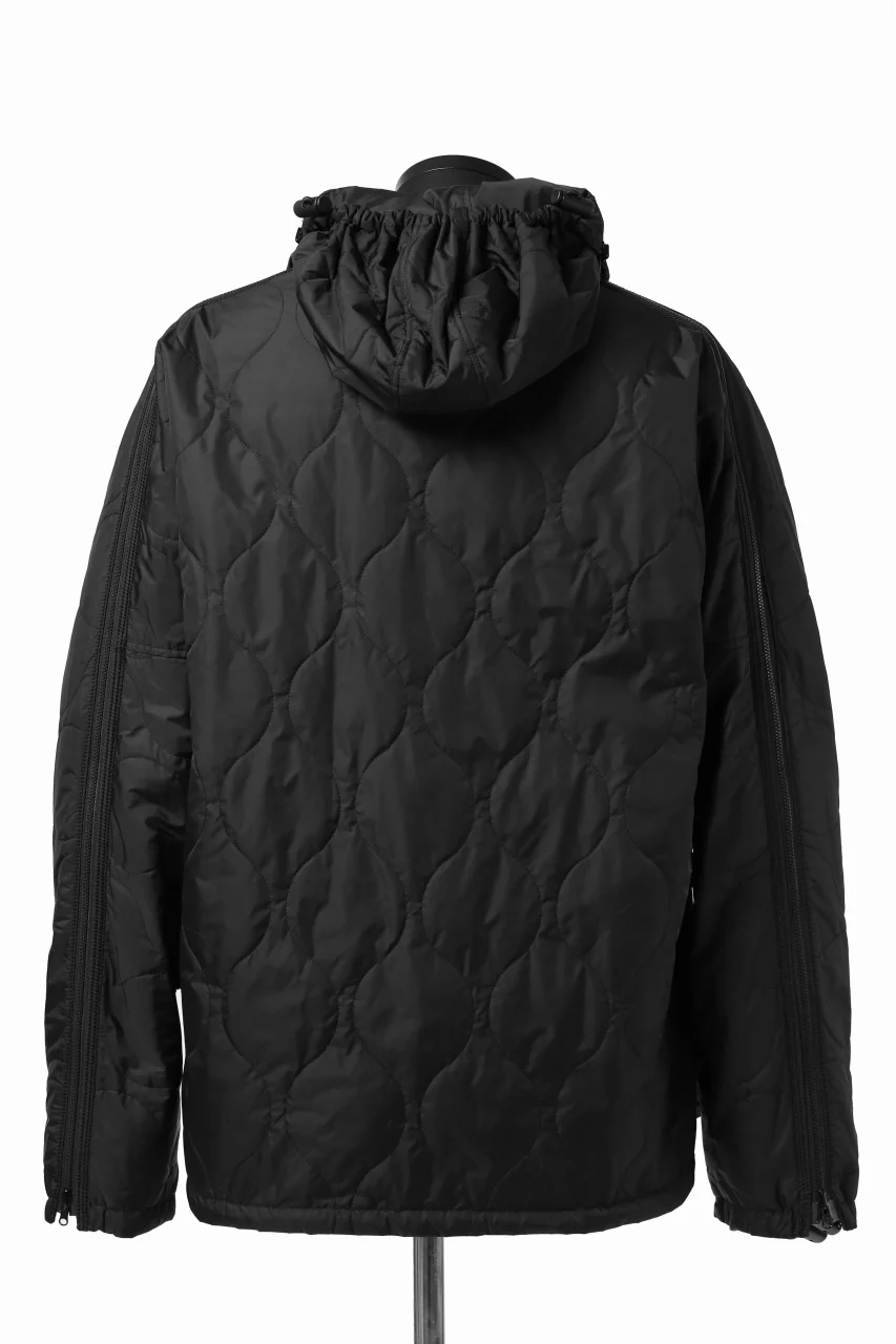 Y's BANG ON! No.117 REVERSIBLE NYLON TWILL HOODED BLOUSON (BLACK) - Image 35