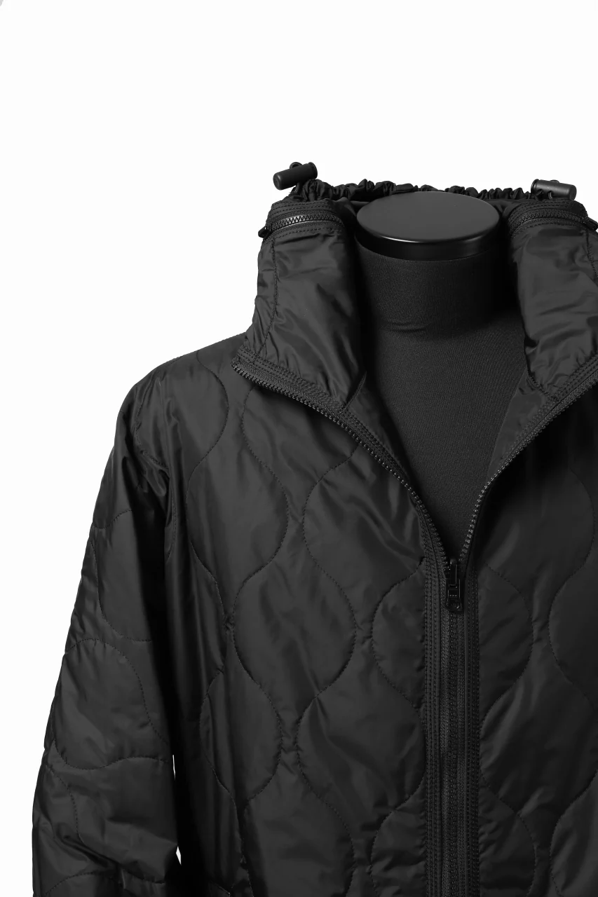 Y's BANG ON! No.117 REVERSIBLE NYLON TWILL HOODED BLOUSON (BLACK) - Image 36