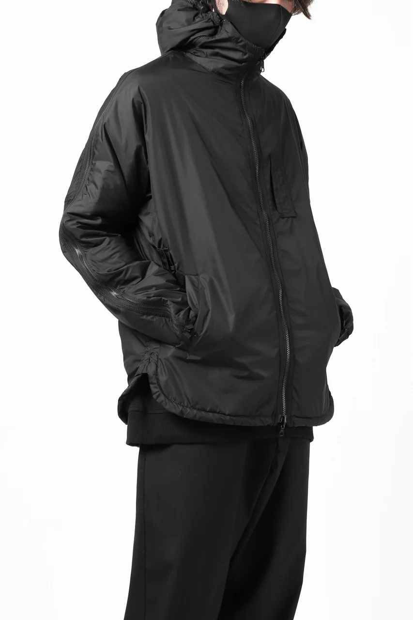Y's BANG ON! No.117 REVERSIBLE NYLON TWILL HOODED BLOUSON (BLACK) - Image 9