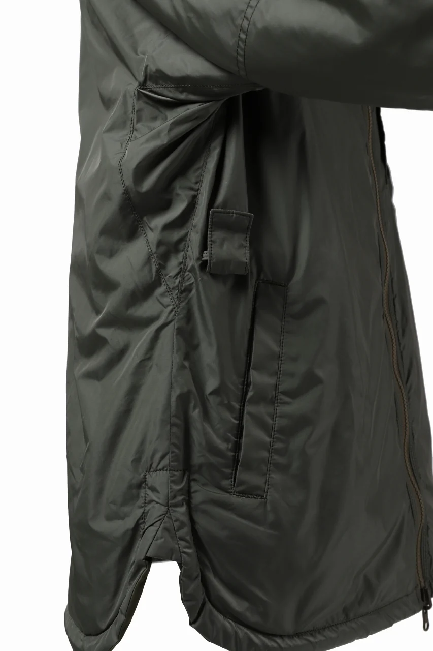 Y's BANG ON! No.117 REVERSIBLE NYLON TWILL HOODED BLOUSON (KHAKI) - Image 18