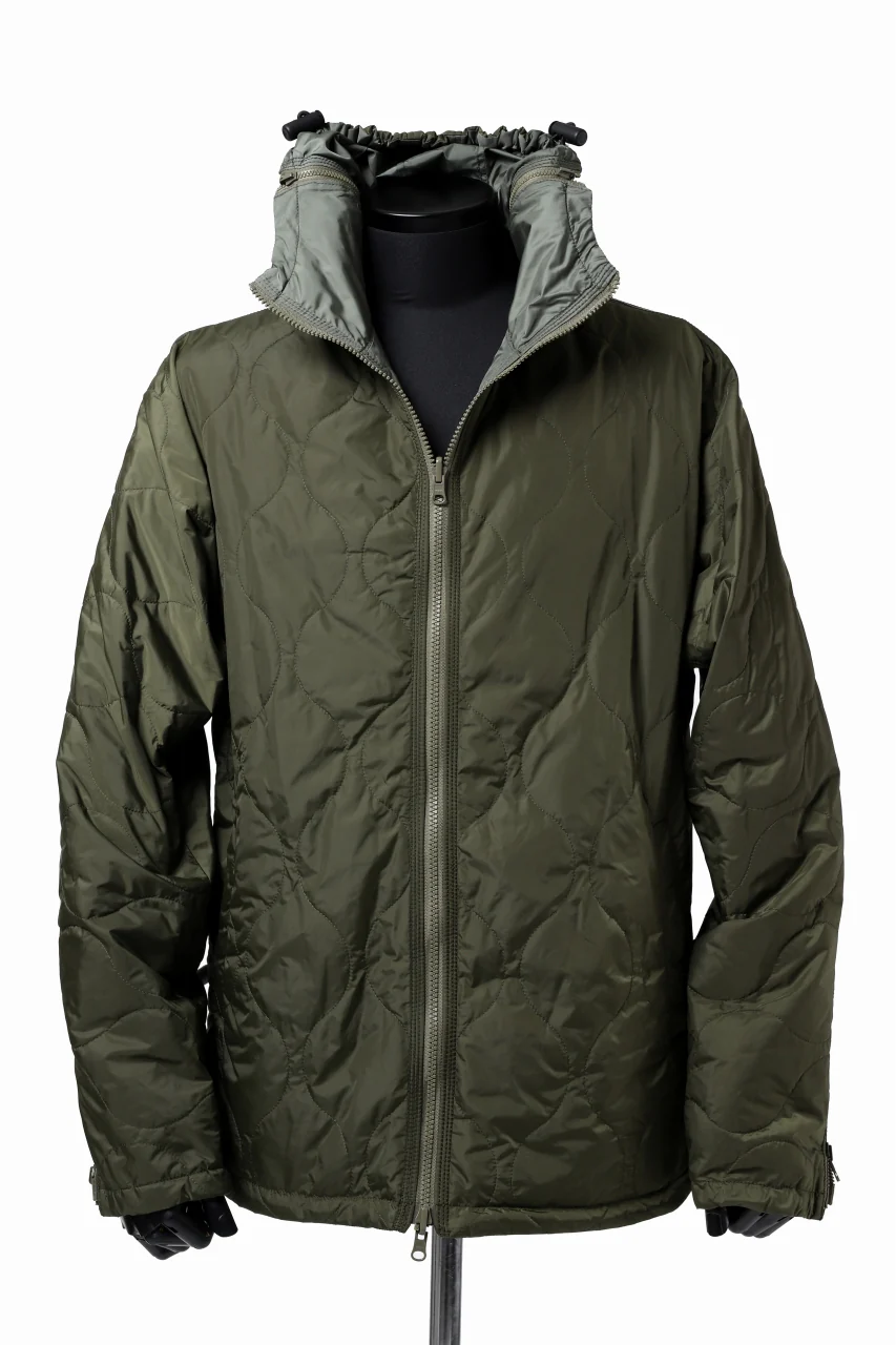 Y's BANG ON! No.117 REVERSIBLE NYLON TWILL HOODED BLOUSON (KHAKI) - Image 24