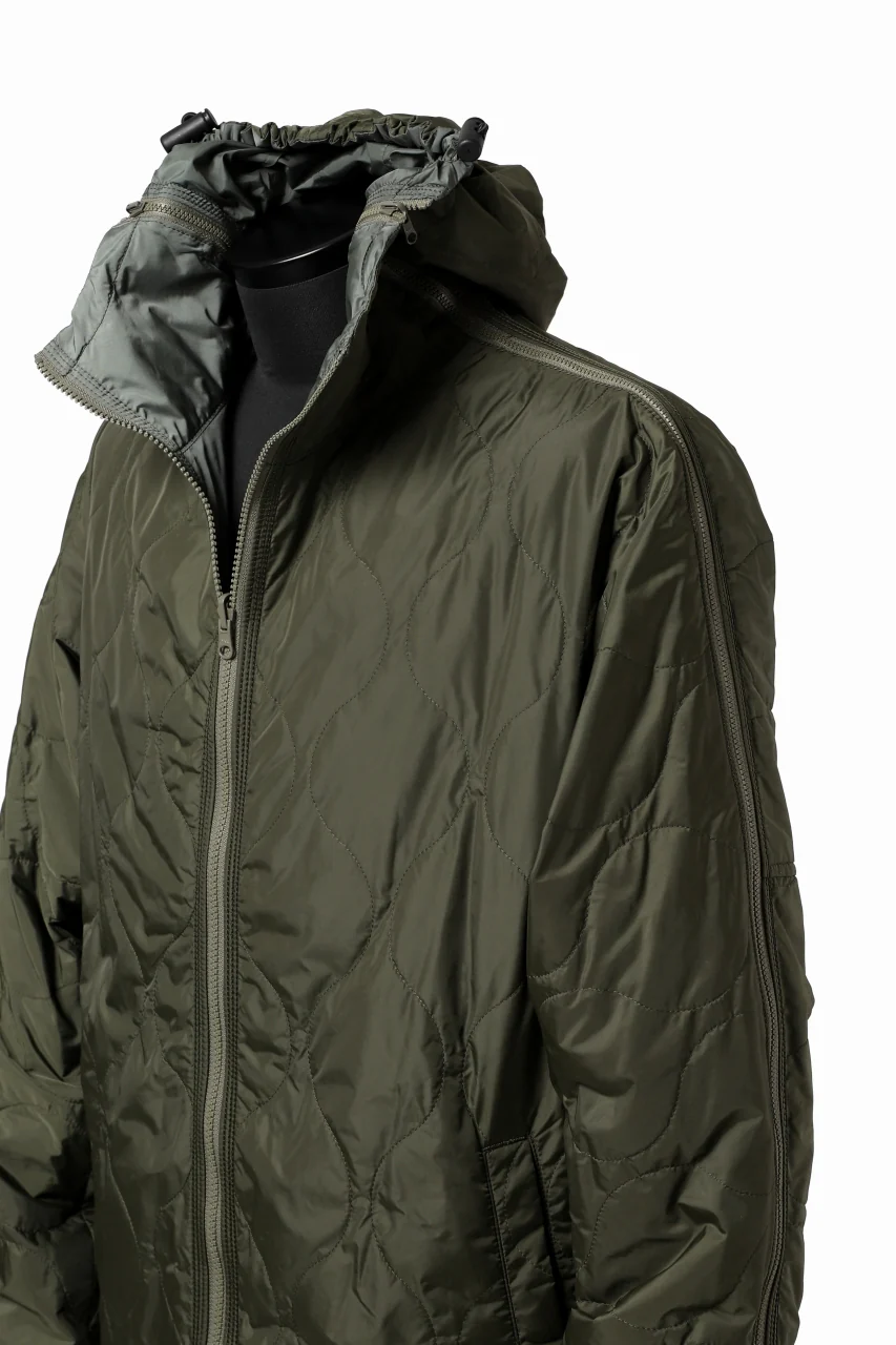 Y's BANG ON! No.117 REVERSIBLE NYLON TWILL HOODED BLOUSON (KHAKI) - Image 31