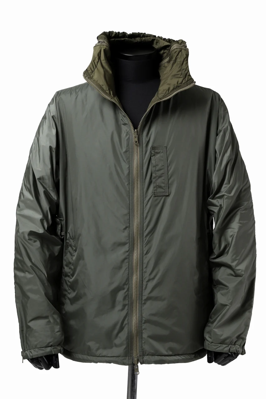 Y's BANG ON! No.117 REVERSIBLE NYLON TWILL HOODED BLOUSON (KHAKI) - Image 7
