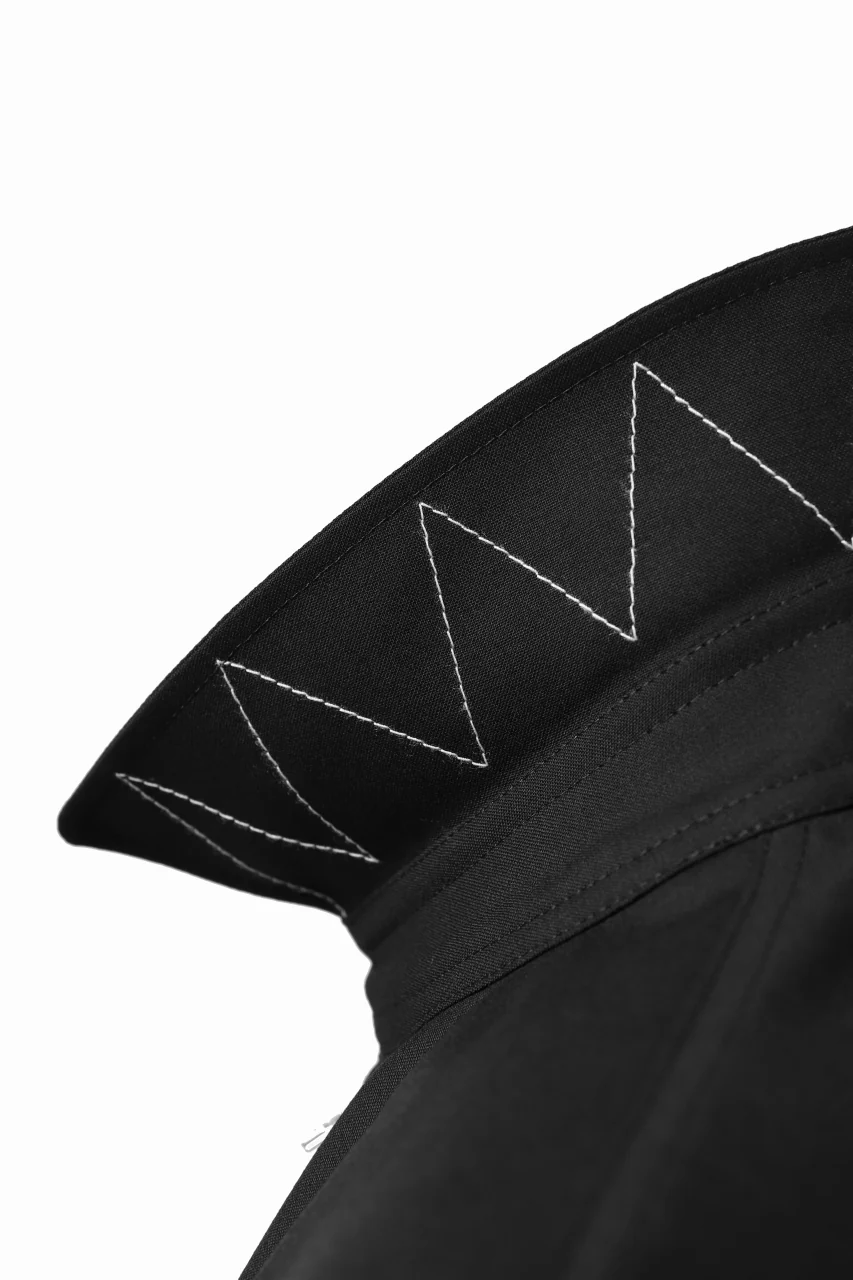 Y's BANG ON! No.118 WESTERN STYLE WOOL TROPICAL TOPPER BLOUSON (BLACK) - Image 23