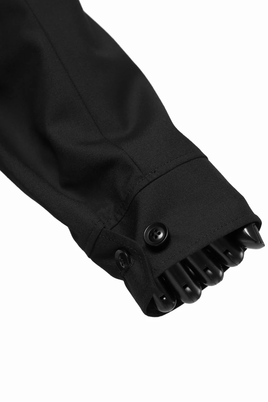 Y's BANG ON! No.118 WESTERN STYLE WOOL TROPICAL TOPPER BLOUSON (BLACK) - Image 24