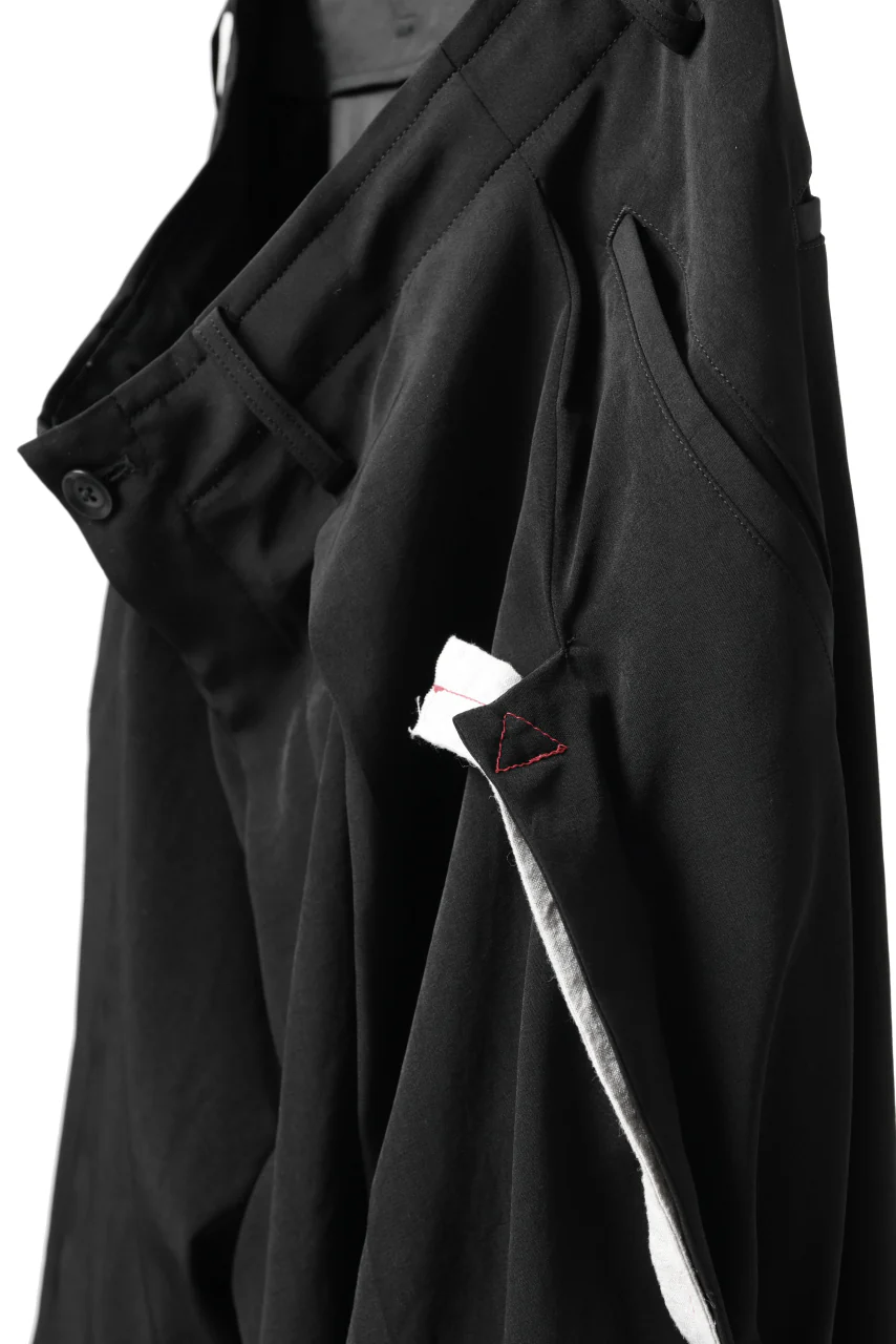 Y's BANG ON! No.125 ANCIENT TRIBE TAPE-STITCH FLUTTER PANTS (BLACK) - Image 19