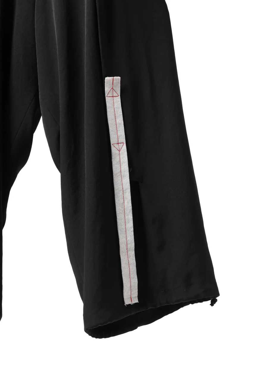 Y's BANG ON! No.125 ANCIENT TRIBE TAPE-STITCH FLUTTER PANTS (BLACK) - Image 26