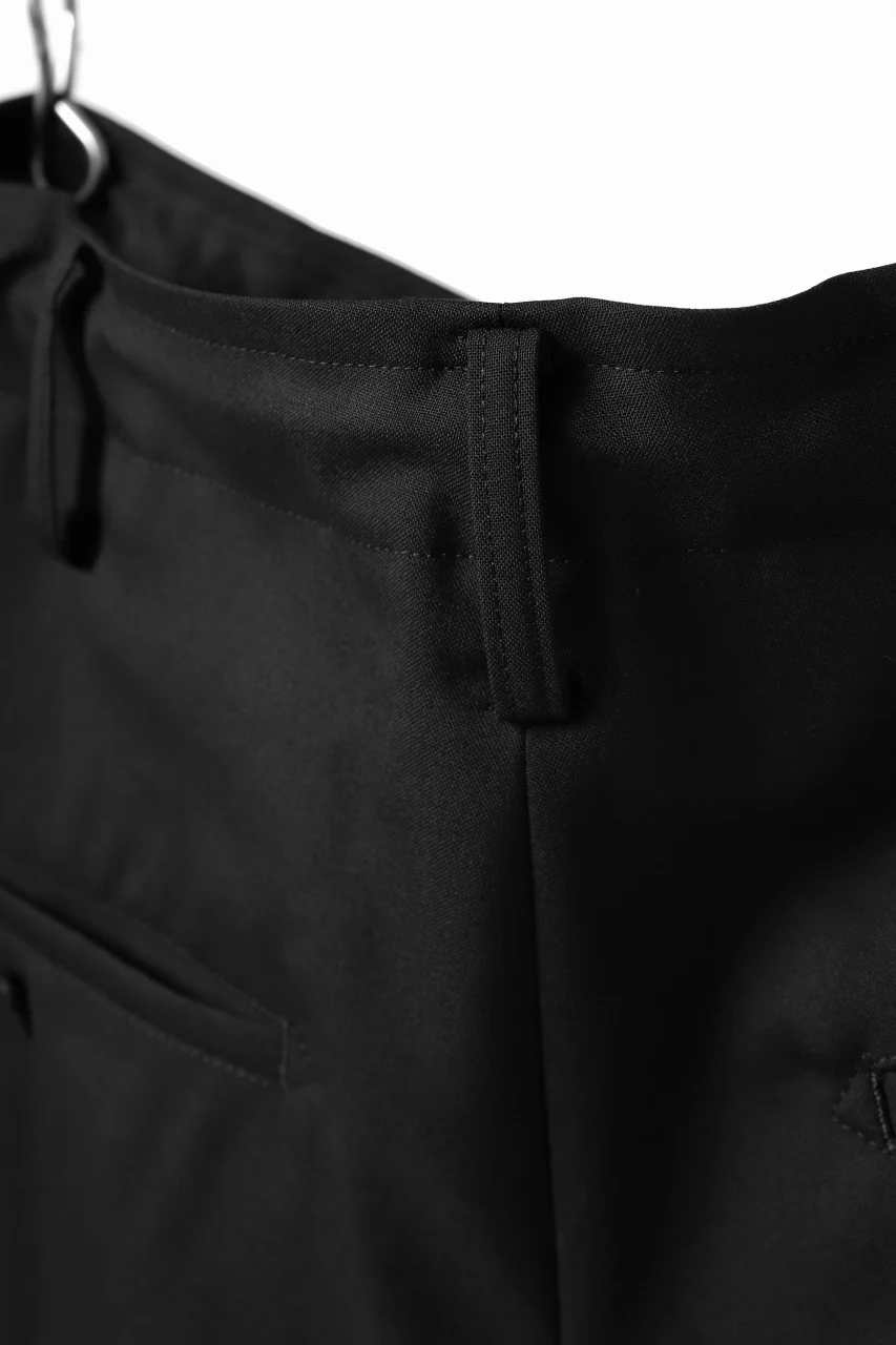 Y's BANG ON! No.128 WESTERN STYLE WOOL TROPICAL PANTS (BLACK) - Image 18