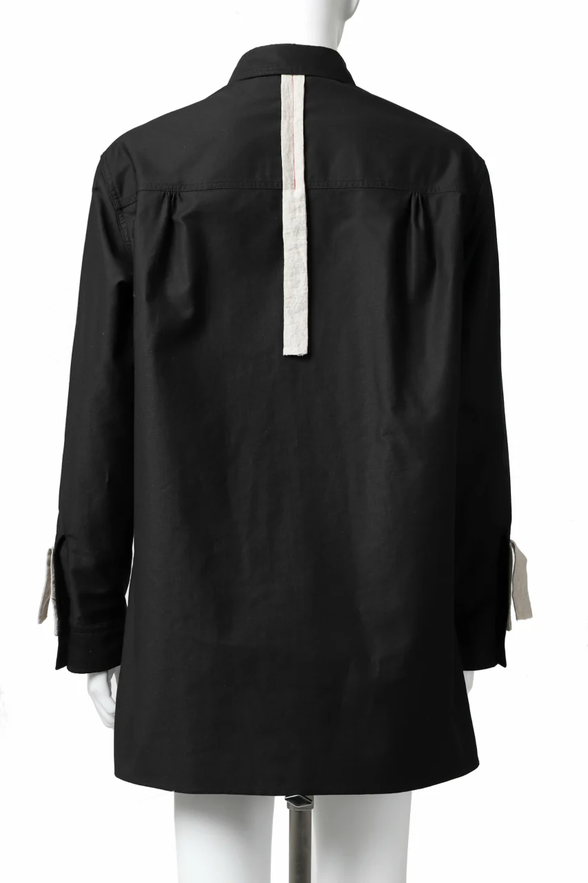 Y's BANG ON! No.139 ANCIENT TRIBE TAPE-STITCH SHIRT (BLACK) - Image 10