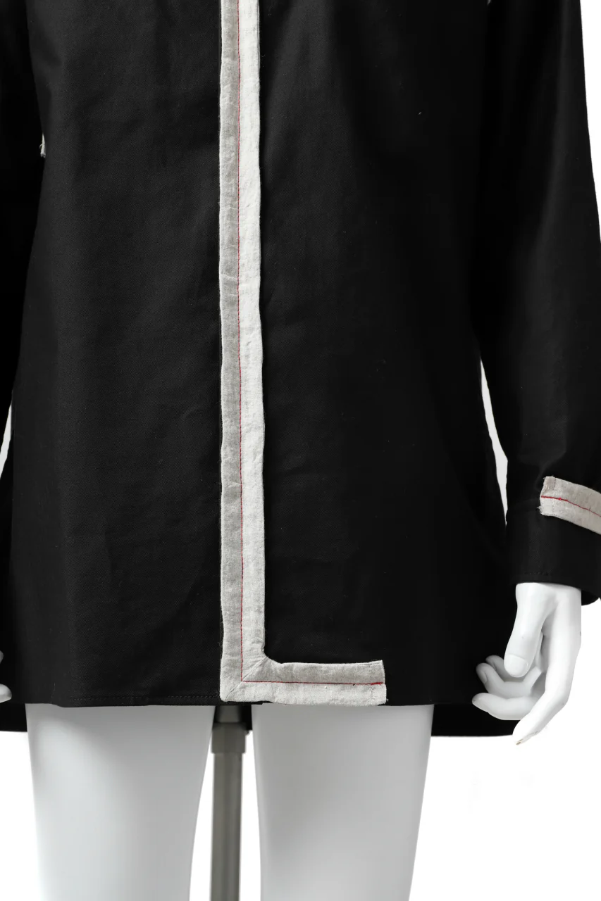 Y's BANG ON! No.139 ANCIENT TRIBE TAPE-STITCH SHIRT (BLACK) - Image 13