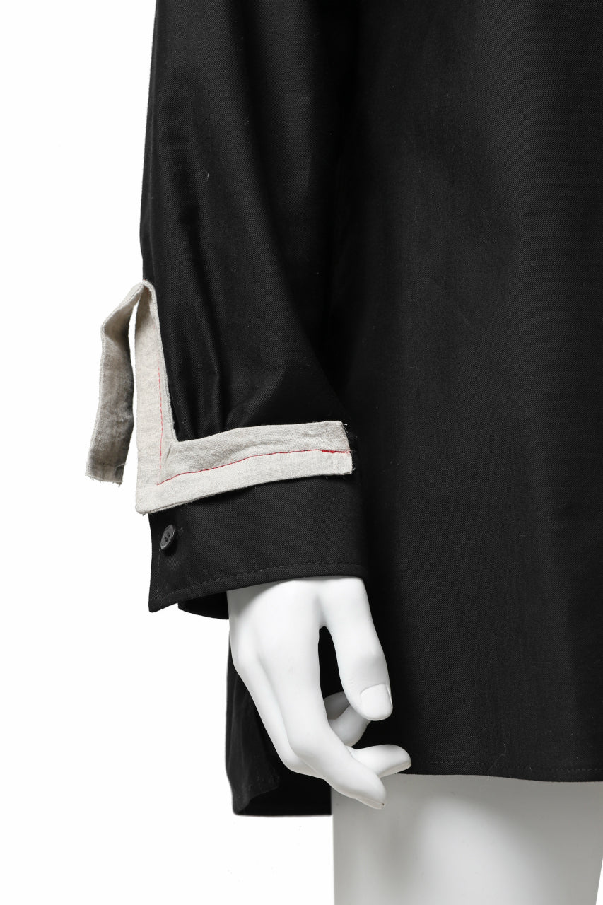 Y's BANG ON! No.139 ANCIENT TRIBE TAPE-STITCH SHIRT (BLACK) - Image 14