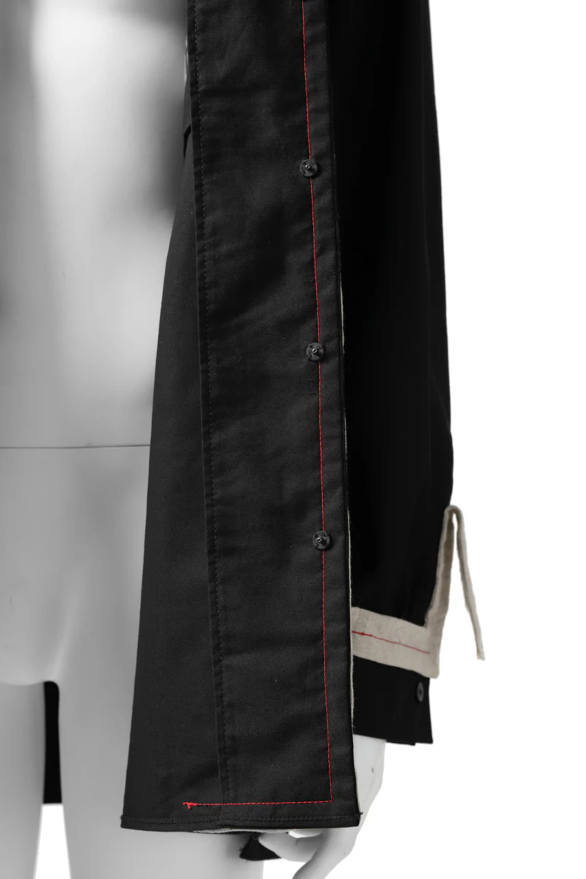 Y's BANG ON! No.139 ANCIENT TRIBE TAPE-STITCH SHIRT (BLACK) - Image 24