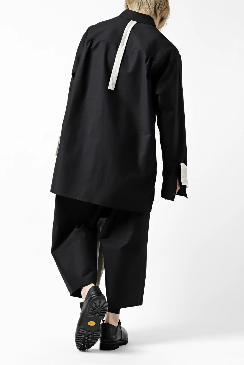 Y's BANG ON! No.139 ANCIENT TRIBE TAPE-STITCH SHIRT (BLACK) - Image 38