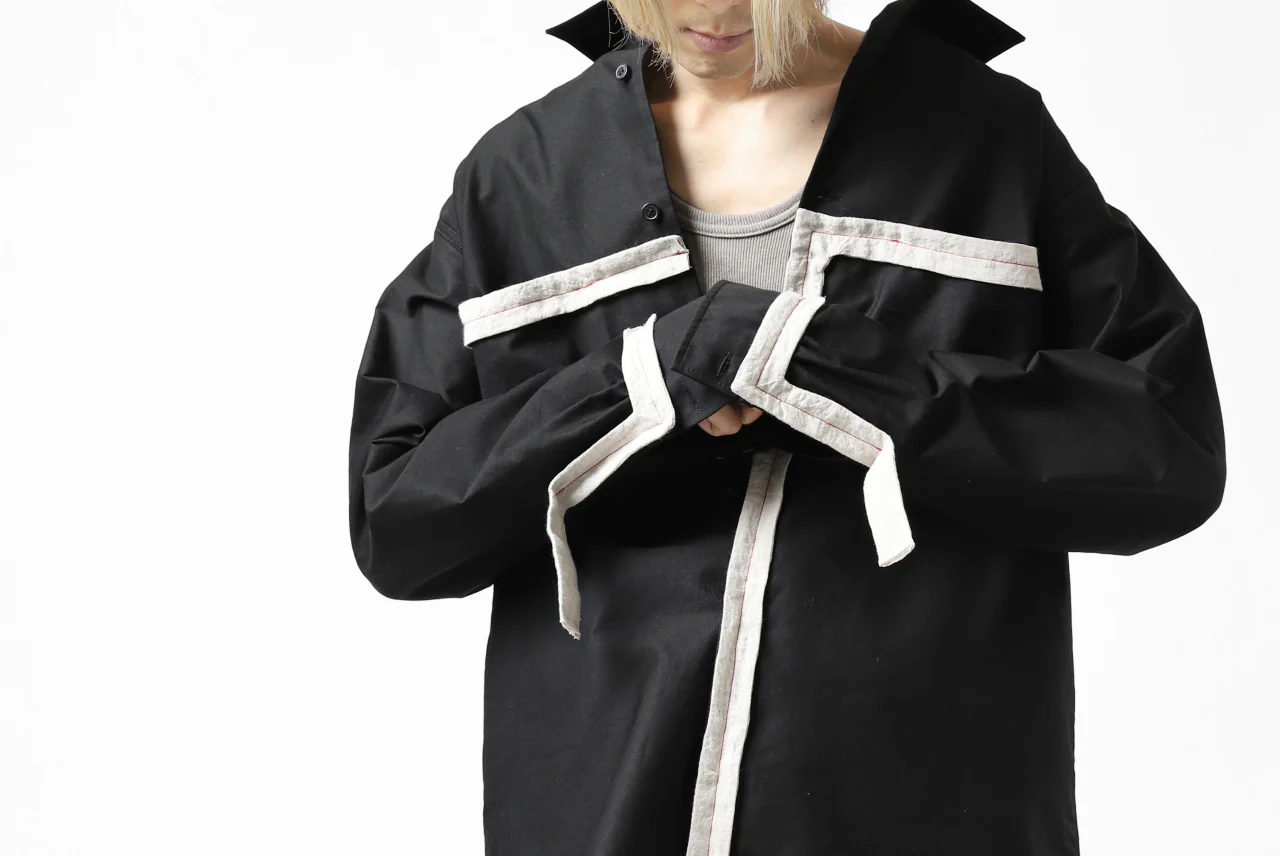 Y's BANG ON! No.139 ANCIENT TRIBE TAPE-STITCH SHIRT (BLACK) - Image 43