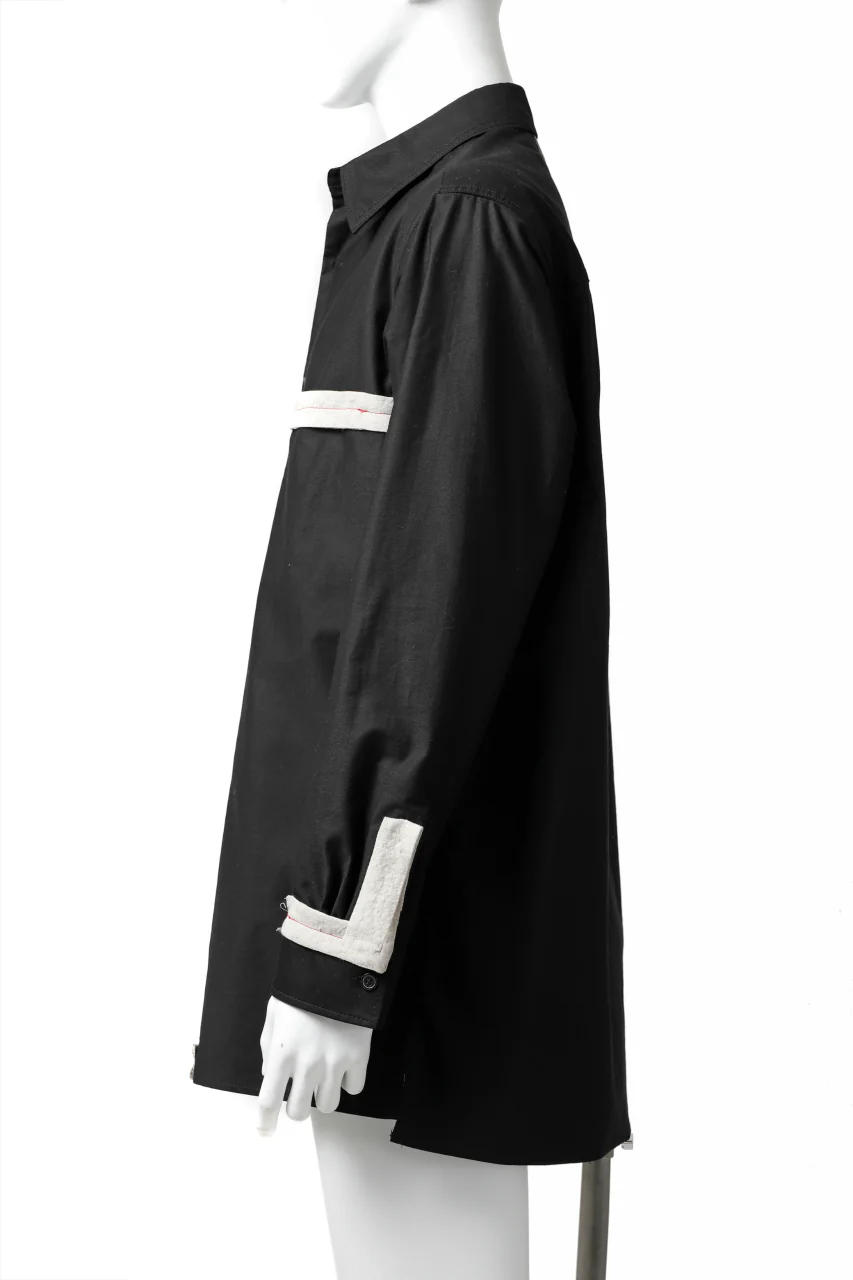 Y's BANG ON! No.139 ANCIENT TRIBE TAPE-STITCH SHIRT (BLACK) - Image 9