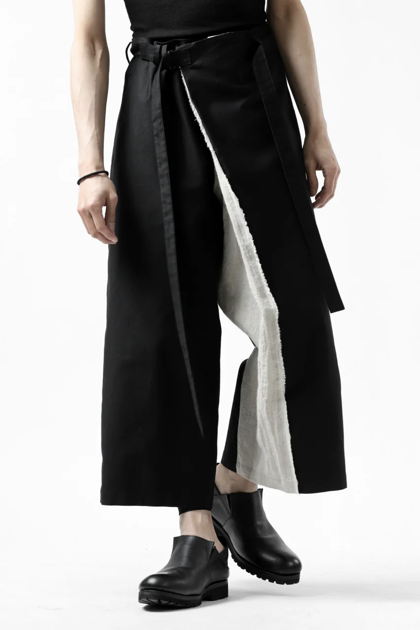 Y's BANG ON! No.149 2WAY WRAPWAIST PANTS (BLACK) - Image 3