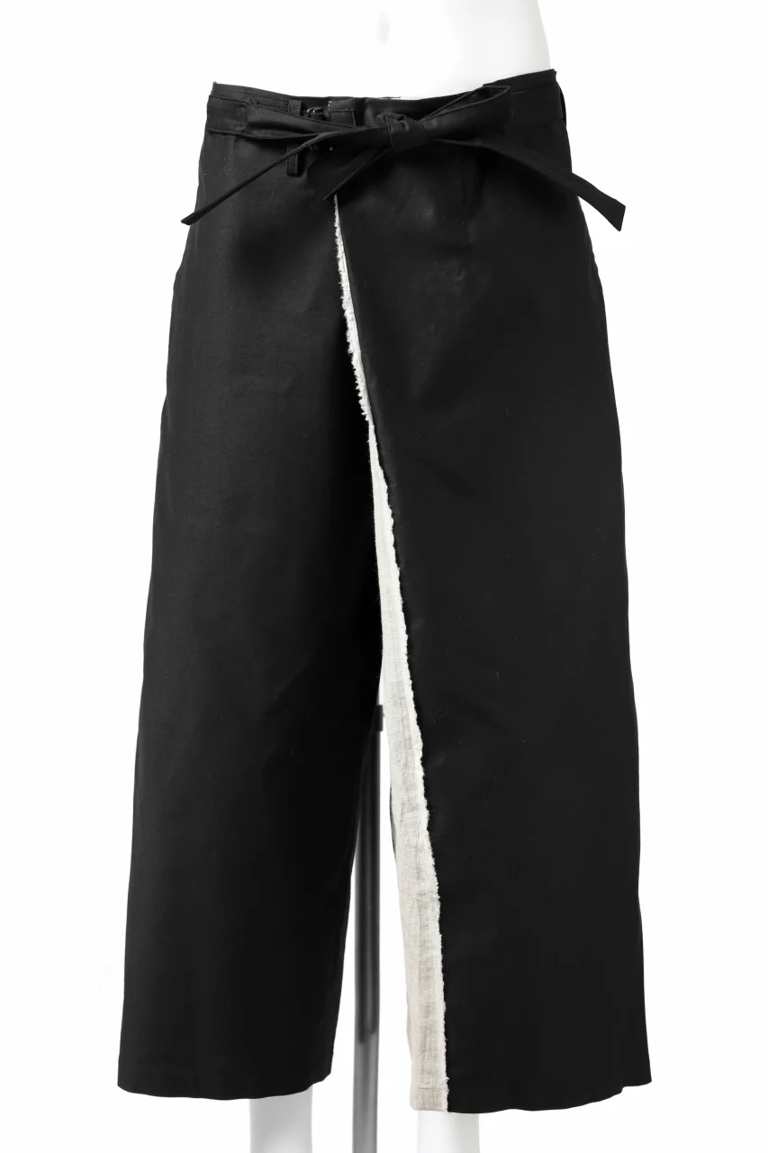 Y's BANG ON! No.149 2WAY WRAPWAIST PANTS (BLACK) - Image 7