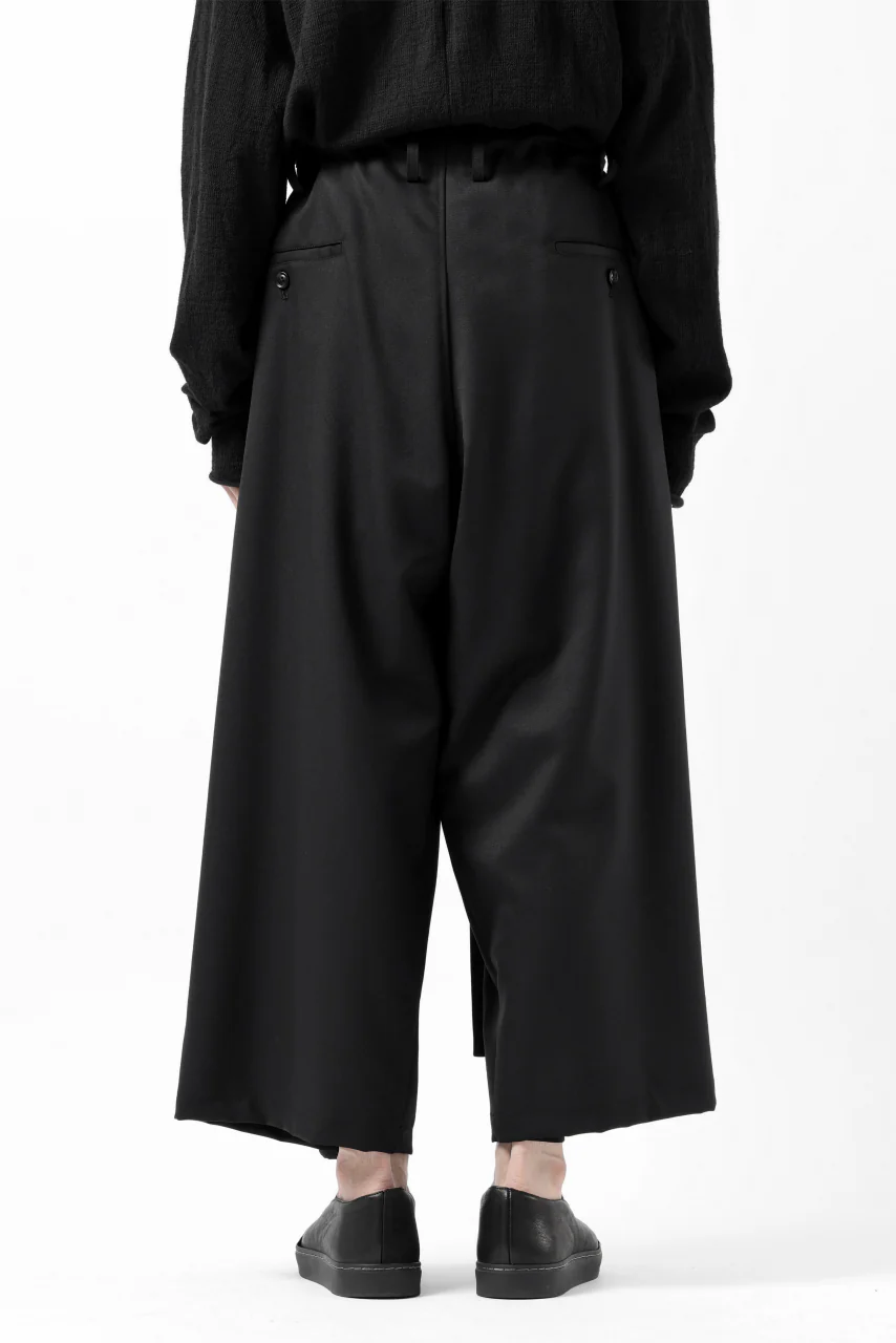 Y's BANG ON! No.149 GABARDINE WRAP PANTS (BLACK) - Image 13