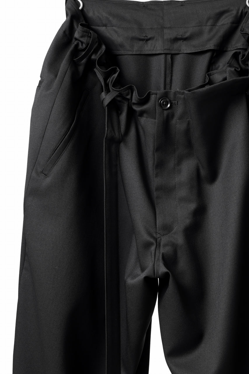 Y's BANG ON! No.149 GABARDINE WRAP PANTS (BLACK) - Image 19