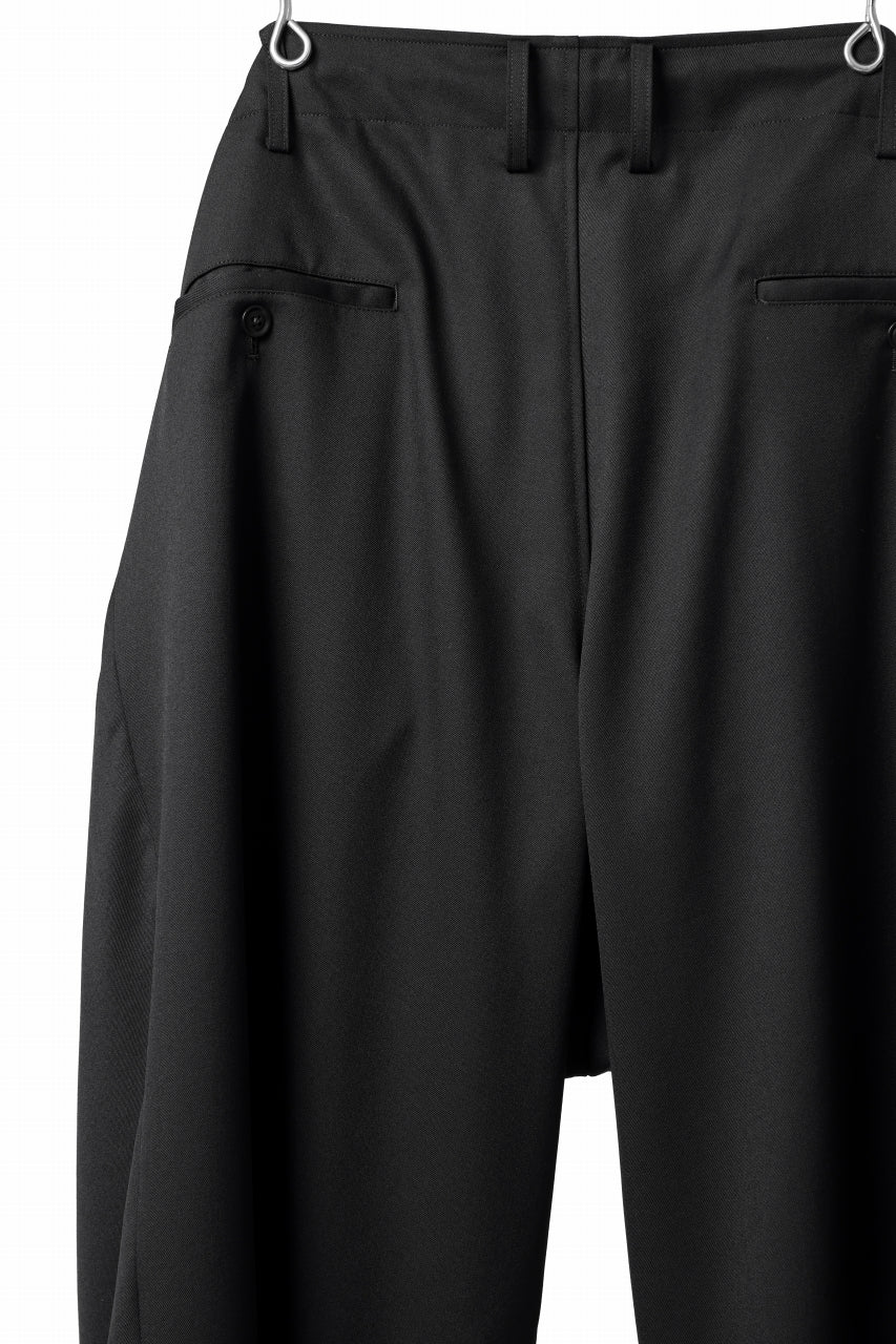 Y's BANG ON! No.149 GABARDINE WRAP PANTS (BLACK) - Image 23
