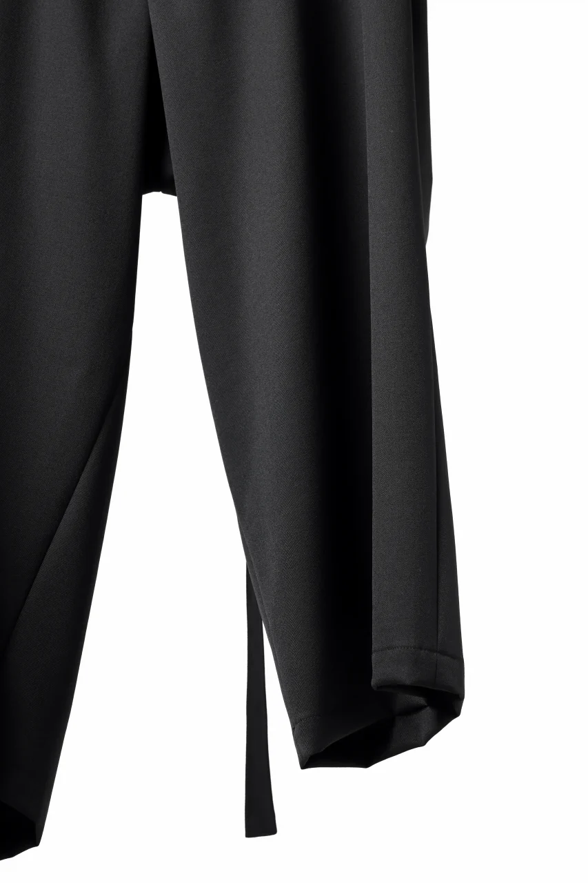 Y's BANG ON! No.149 GABARDINE WRAP PANTS (BLACK) - Image 25