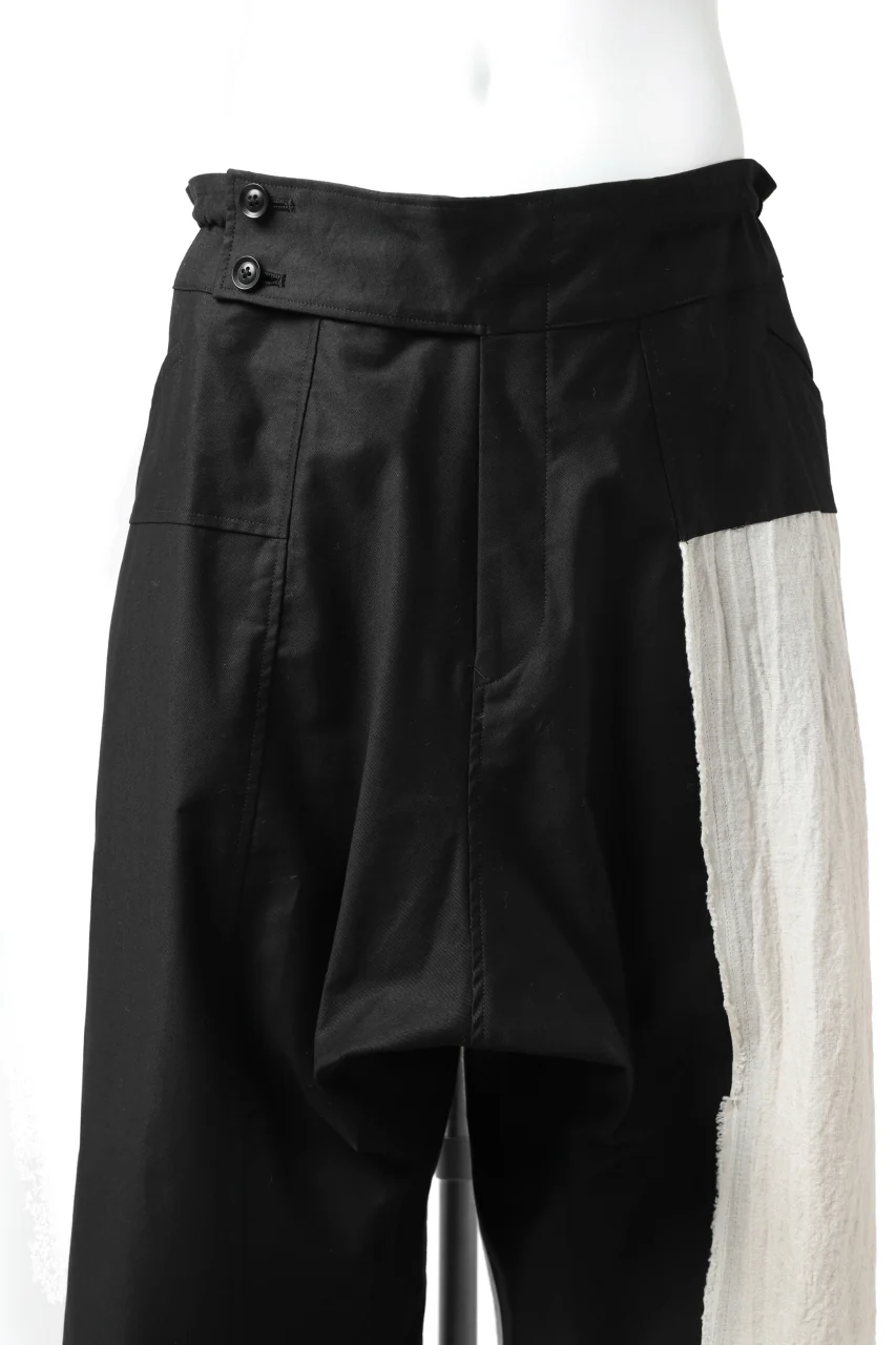 Y's BANG ON! No.150 STRING-HEM SARROUEL PANTS (BLACK) - Image 11