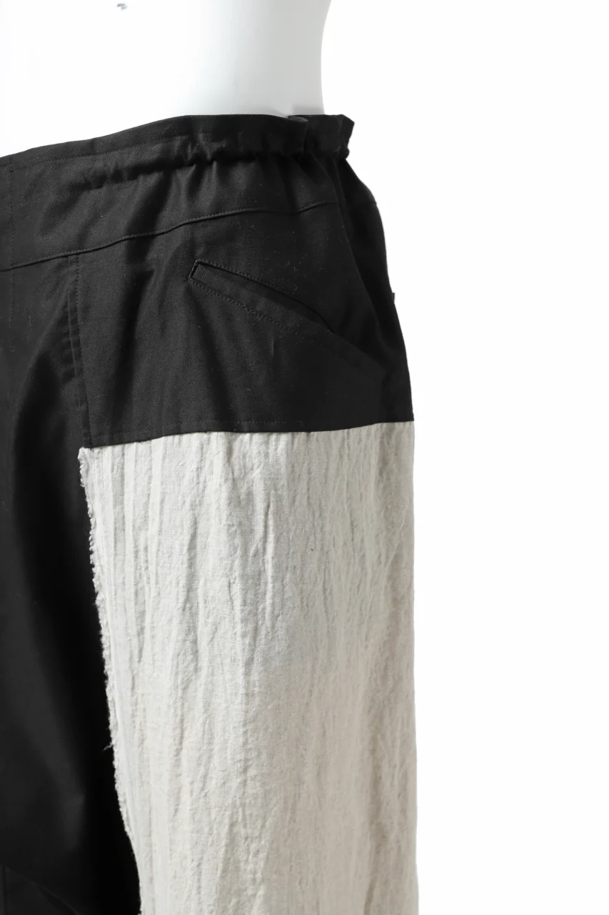 Y's BANG ON! No.150 STRING-HEM SARROUEL PANTS (BLACK) - Image 15