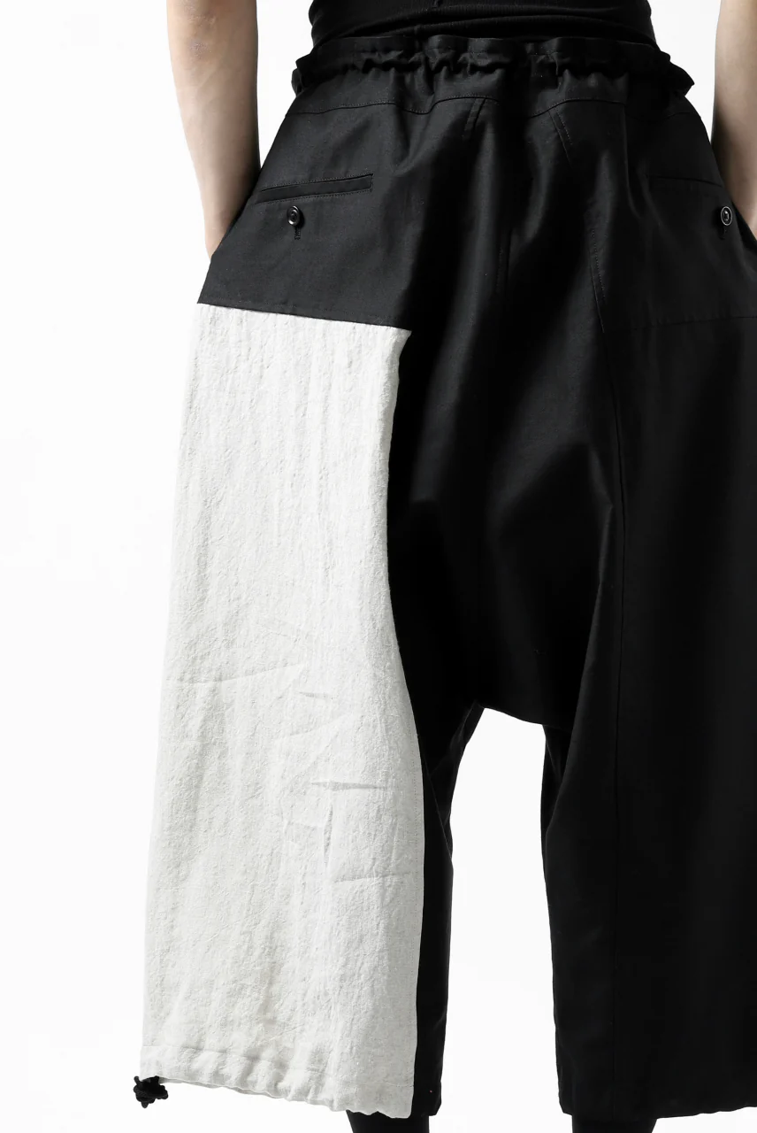 Y's BANG ON! No.150 STRING-HEM SARROUEL PANTS (BLACK) - Image 22