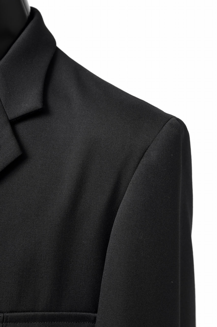 Y's BANG ON! No.163 GABARDINE SOLID POCKET JACKET (BLACK) - Image 21