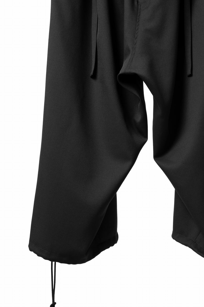 Y's BANG ON! No.166 GABARDINE THAI PANTS (BLACK) - Image 11