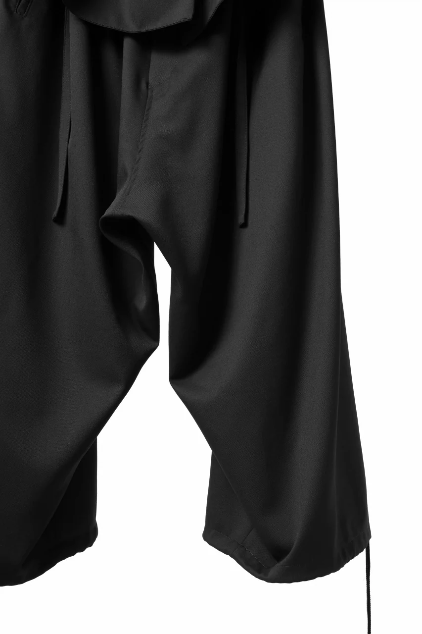 Y's BANG ON! No.166 GABARDINE THAI PANTS (BLACK) - Image 12