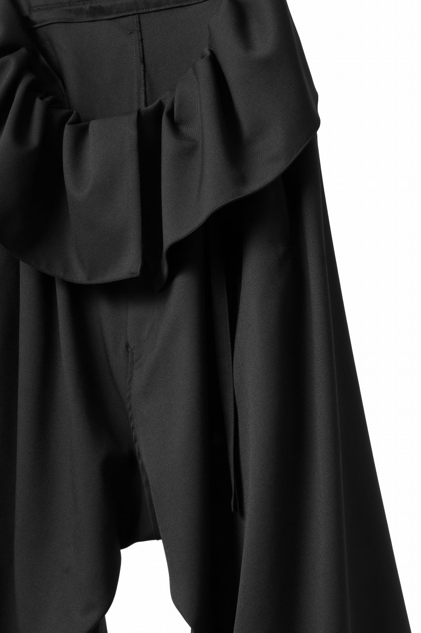 Y's BANG ON! No.166 GABARDINE THAI PANTS (BLACK) - Image 14
