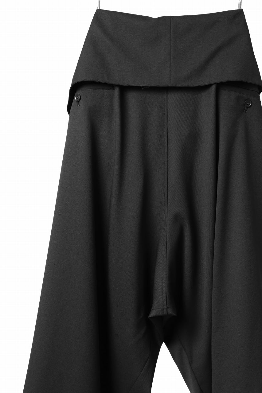 Y's BANG ON! No.166 GABARDINE THAI PANTS (BLACK) - Image 16