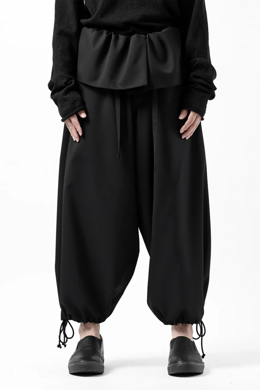 Y's BANG ON! No.166 GABARDINE THAI PANTS (BLACK) - Image 2
