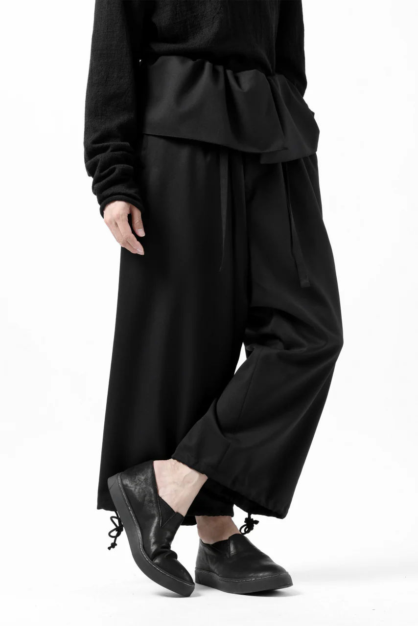 Y's BANG ON! No.166 GABARDINE THAI PANTS (BLACK) - Image 24