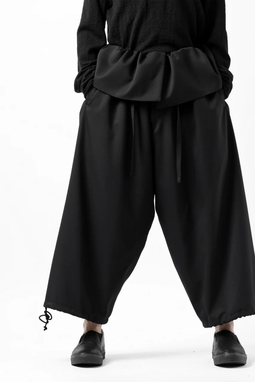 Y's BANG ON! No.166 GABARDINE THAI PANTS (BLACK) - Image 25