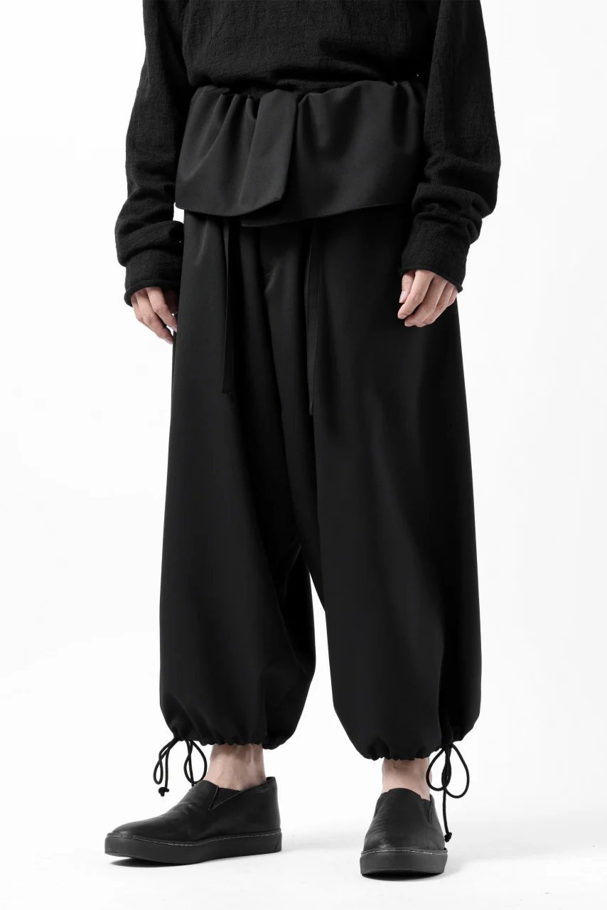 Y's BANG ON! No.166 GABARDINE THAI PANTS (BLACK) - Image 26